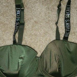 Victoria's Secret Shine Strap Balconette Lightly Lined Bra (34DDD)